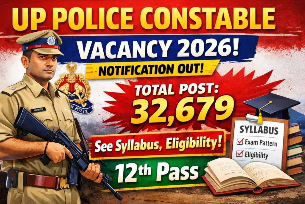 UP Police Constable Vacancy 2026
