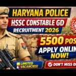 Haryana Police Constable Recruitment 2026