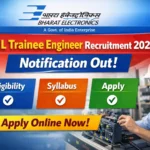 BEL Trainee Engineer Recruitment 2026